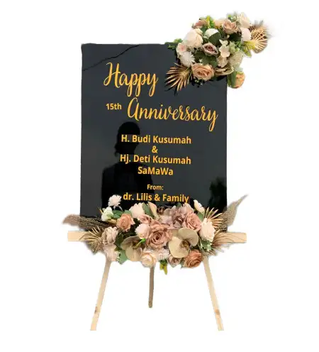 Papan Bunga Akrilik Talaga Warna